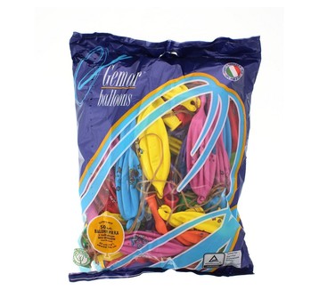 BALON PASTEL PIŁKA Z NADRUKIEM LUX MIX 50SZT 6200