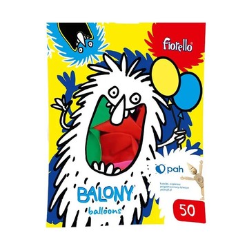 BALONY 12" PASTEL MIX Fiorello 50 szt.