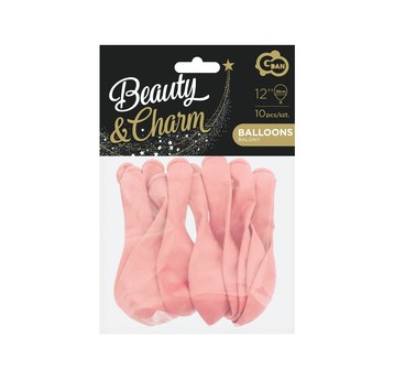 BALONY BEAUTY&CHARM MAKARONOWE BLADORÓŻOWE (10)