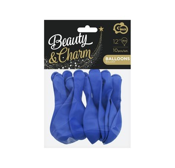 BALONY BEAUTY&CHARM PASTELOWE NIEBIESKIE 10SZT