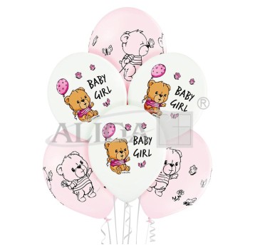 Balony dla dziewczynki (6szt.)