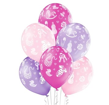 Balony dla Dziewczynki (6szt.)