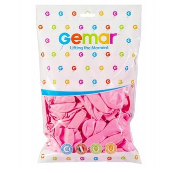 BALONY GEMAR 10" PASTEL JASNORÓŻOWE 100SZT. 5715