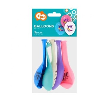 BALONY JEDNOROŻCE 12" 5SZT