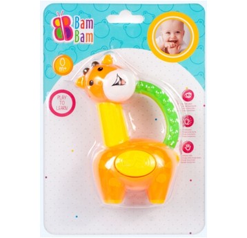 BAM BAM GRZECHOTKA ŻYRAFA 8171
