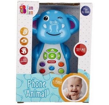BAM BAM MUZYCZNY TELEFON SLON B/O 12X16X7 96/192