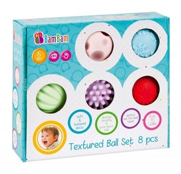 BAM BAM ZESTAW KUL SENSORYCZNYCH 8SZT 8430