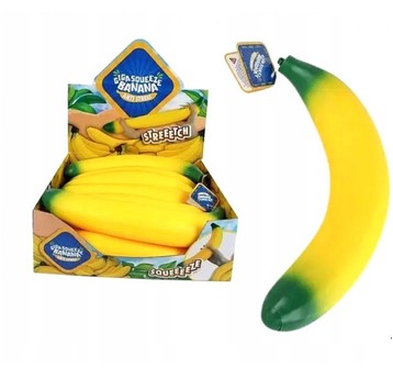 BANAN JUMBO DO ŚCISKANIA 37CM 5962 A'12