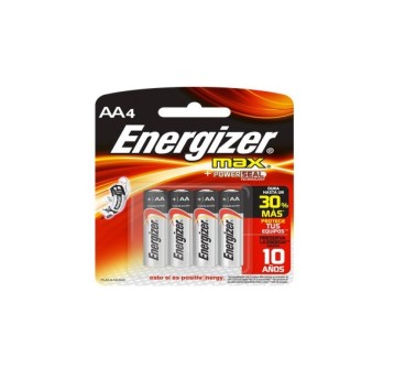 BATERIA ENERGIZER MAX+POWERSEAL AA LR06 4SZT