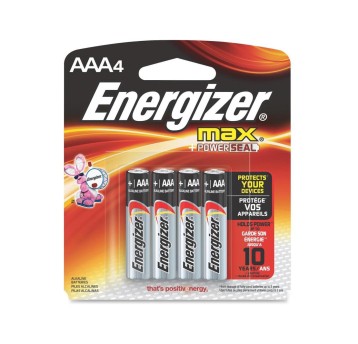 BATERIA ENERGIZER MAX+POWERSEAL AAA LR03 4SZT