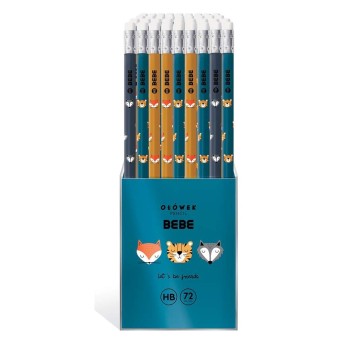 BBI Ołówek z gumką BB FRIENDS BOYS A'72