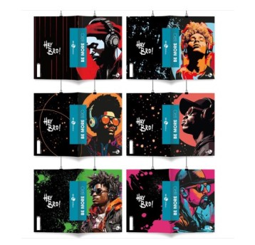 BE MORE ZESZYT A4/36K BRO KRATKA 72 STRONY 100 G.