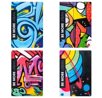 BE MORE ZESZYT A4/36K URBAN KRATKA 72 100 G. A'10