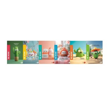 BE MORE ZESZYT A4/72K FUNNY LINIA100G 8925 A'10