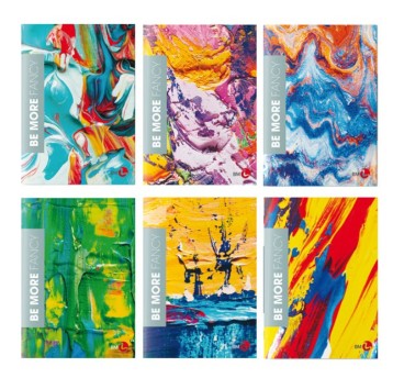 BE MORE ZESZYT A4 FANCY KRATKA 72 100 G A'10