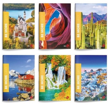 BE MORE ZESZYT A4 GEO KRATKA 72 STRONY 100G. 5958