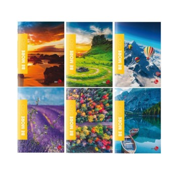 BE MORE ZESZYT A4 GEO LINIA 72 STRONY 100 G. 5910