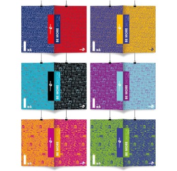 BE MORE ZESZYT A4 SKETCH KRATKA 96 STRON 100G A'10