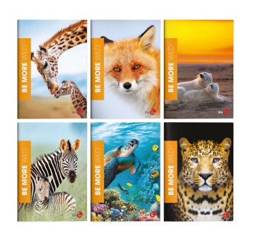 BE MORE ZESZYT A4 WILD LINIA 72 STRONY 100G. 5620