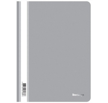 BERLINGO SKOROSZYT STAND PP A4 180MIK SZARY A'10
