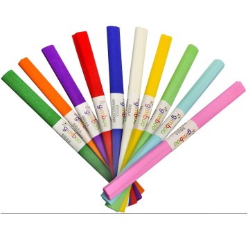 BIBUŁA GIMBOO MARSZCZONA ROLKA 50X200MIX DISP.8260