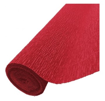 BIBUŁA KREPINA 50x250CM 180GR 589 CZERWONA INT8905