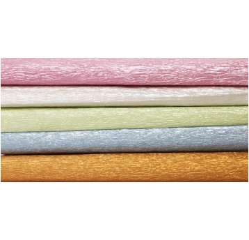 BIBUŁA MARSZCZONA 25x200CM MIX PERŁOWY 5KOL