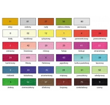 BIBUŁA MARSZCZONA 50X200CM - BRĄZOWY NR 7 (10)