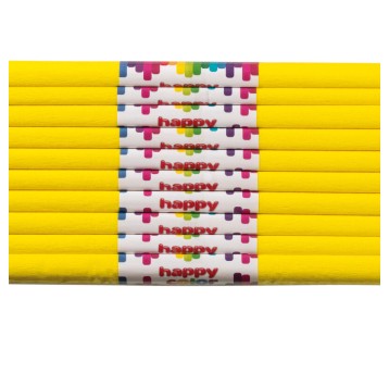 Bibuła marszczona 50x200cm, cytrynowy, Happy Color