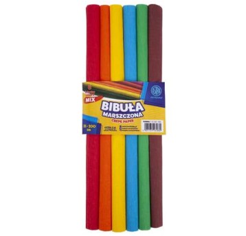 BIBUŁA MARSZCZONA ASTRAPAP 25X200CM MIX 6KOL 5882