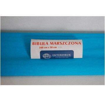 BIBUŁA MARSZCZONA NR 18 BŁĘKIT 0756 A"10