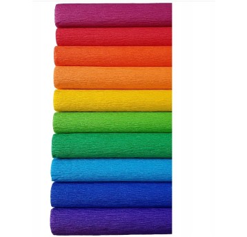 BIBUŁA TOPCRE 25X200 MAŁY MIX (10) TĘCZOWA 1616