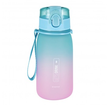 BIDON 400ML OMBRE BLUE-PINK STK 3818