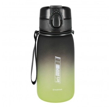 BIDON 400ML OMBRE GREEN-BLACK STK 3825