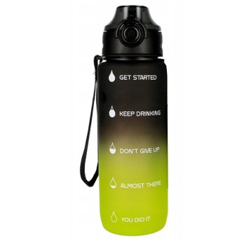 BIDON 750ML GREEN-BLACK STK PB 7361