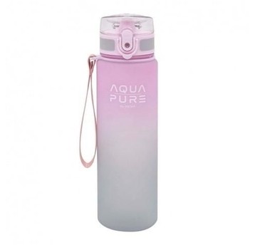 BIDON AQUA PURE BY ASTRA 600ML RÓŻOWY SZARY 3420