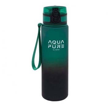 BIDON AQUA PURE BY ASTRA 600ML ZIELONO CZARNY 3475