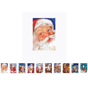 BILECIKI GWIAZDKA ŚWIECKIE ZEST.245 MIKOŁAJ 100SZT