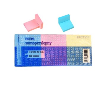BLOCZEK NOTES SAMOPRZYLEPNY 3X40X50MM 100K (3)3002