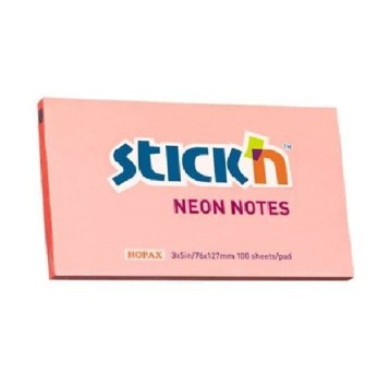 BLOCZEK SAMOP. 127X76MM RÓŻOWY NEON 21170