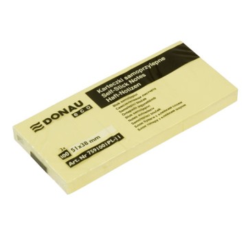 BLOCZEK SAMOPRZYLEPNY DONAU ECO 38X51 ZÓŁTY a"3