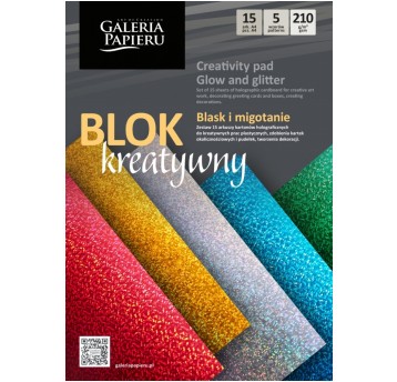 BLOK A4 MIX KOL HOLOGRAFICZ.15 ARK 210G/M2 3393