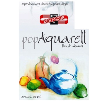 BLOK AKWARELOWY POP AQUARELL A4/10ARK 250G 3244