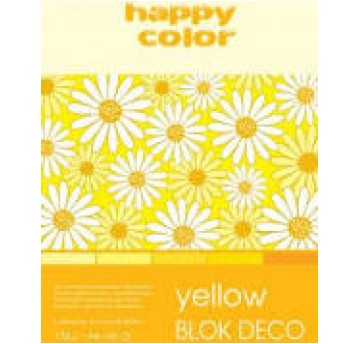 BLOK DECO YELLOW A4/20 170G 5 KOLORÓW 4995 A'5