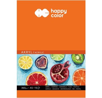 BLOK DO AKRYLU ART.A5 10ARK.360G HAPPY COLOR 9515