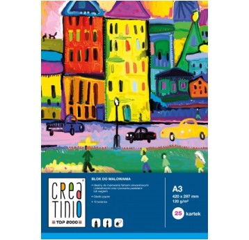 BLOK DO MALOWANIA CREATINIO A4/20K 120G A'10 7611
