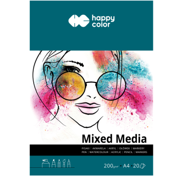 Blok do malowania Mix Media A4 20 ark 20 2785