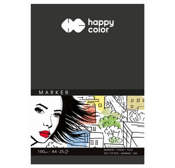 BLOK DO MARKERÓW A4/25K 100G HAPPY COLOR 8429