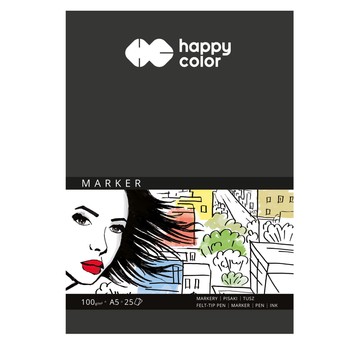 BLOK DO MARKERÓW A5/25K 100G HAPPY COLOR 8412