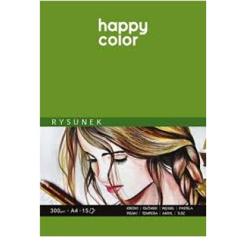 BLOK DO RYSUNKU A4/15K 300G HAPPY COLOR 5289 A'5